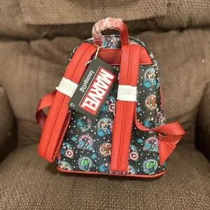 Loungefly Marvel AVENGERS Tattoo Floral Mini Backpack. Brand new w tags! Loungefly Marvel Avengers Floral Tattoo Mini Backpack NEW  main image 3
